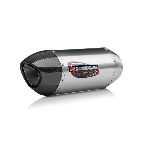 Suzuki GSX-R750 2011-2022 Yoshimura ALPHA Slip-On Exhaust w/Stainless Muffler