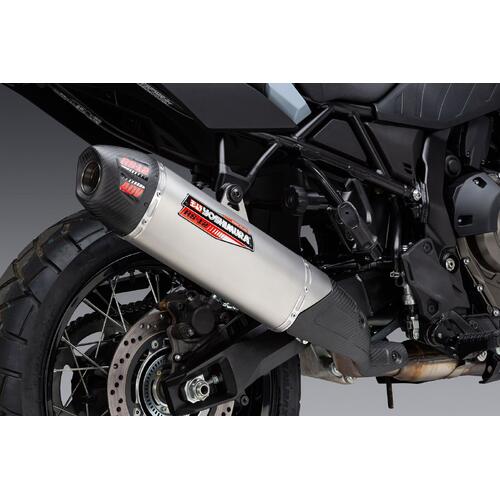 Suzuki V-Strom 800DE 2023-2026 Yoshimura RS-12 ADV Slip-On Exhaust w/Stainless Muffler