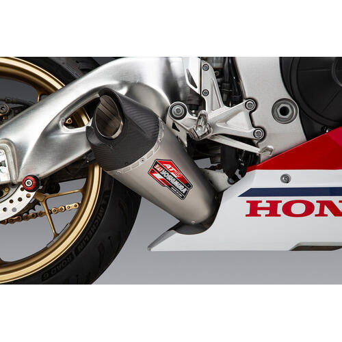 Honda CBR1000RR ABS 2017-2019 Yoshimura AT2 Slip-On Exhaust w/Stainless Muffler