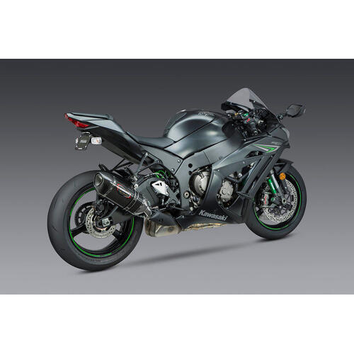 Kawasaki ZX-10R Ninja ABS 2011-2011 Yoshimura R-77 Slip-On Exhaust w/Carbon Fibre Muffler