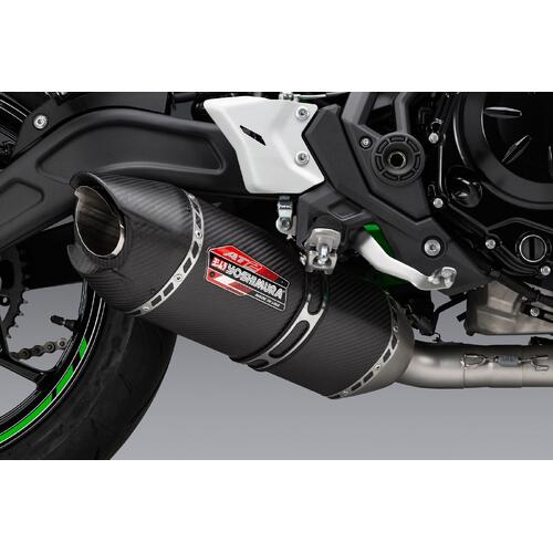 Kawasaki Z650 (Z650L LAMS) 2017-2025 Yoshimura Race AT2 Full Exhaust w/Carbon Fibre Muffler