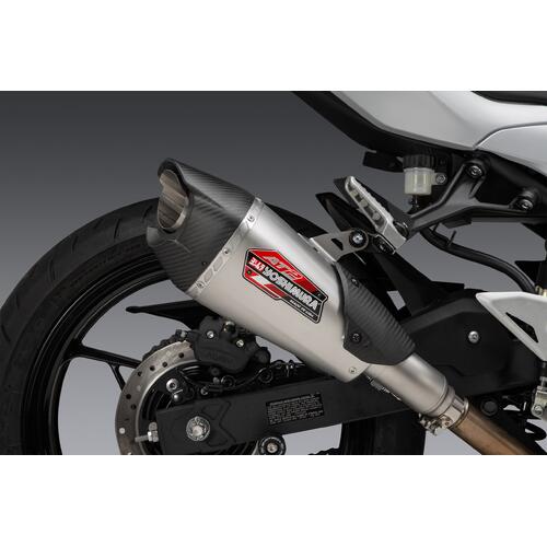 Kawasaki EX500 Ninja 500 2024-2025 Yoshimura AT-2 Stainless Steel Slip-On Exhaust Muffler