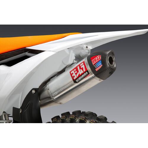 KTM 350 SX-F 2023-2024 Yoshimura RS-12 Stainless Steel Slip-On Exhaust Muffler
