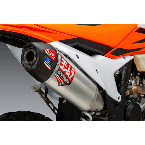 KTM 350 EXC-F 2024-2025 Yoshimura RS-12 Stainless Slip-On w/Aluminium Muffler