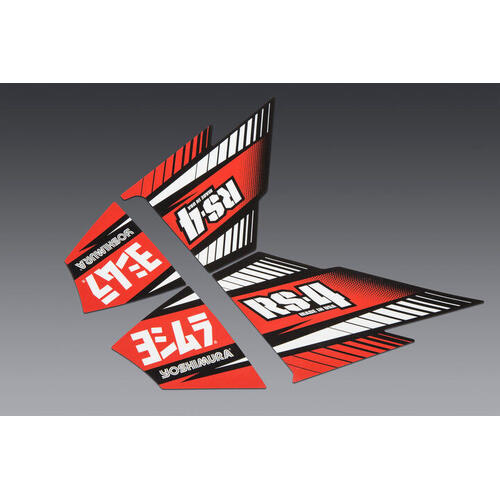 Yamaha YZ450F 2014-2022 Yoshimura RS-4 Four Piece Replacement Decal Set