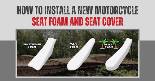 How to Install a New Motorcycle Seat Foam and Seat Cover